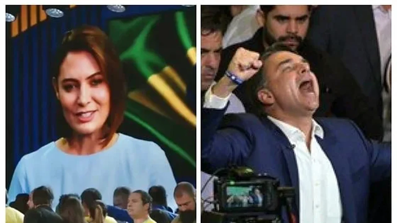 PL oficializa Flávio Bolsonaro como candidato à Presidência; Michelle envia vídeo de apoio