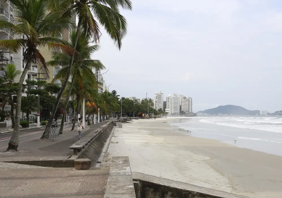 Mulher mostra ratos e baratas em praia da Baixada Santista: 'Olha o tamanho do bicho'