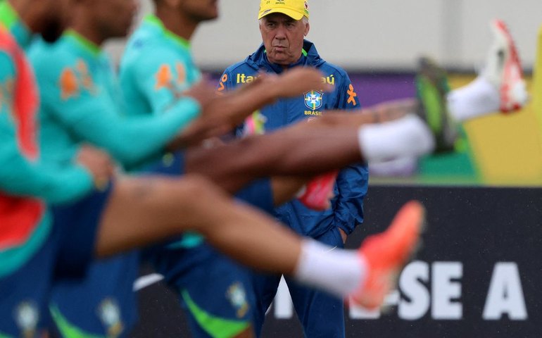Brasil enfrenta Equador na estreia do italiano Carlo Ancelotti