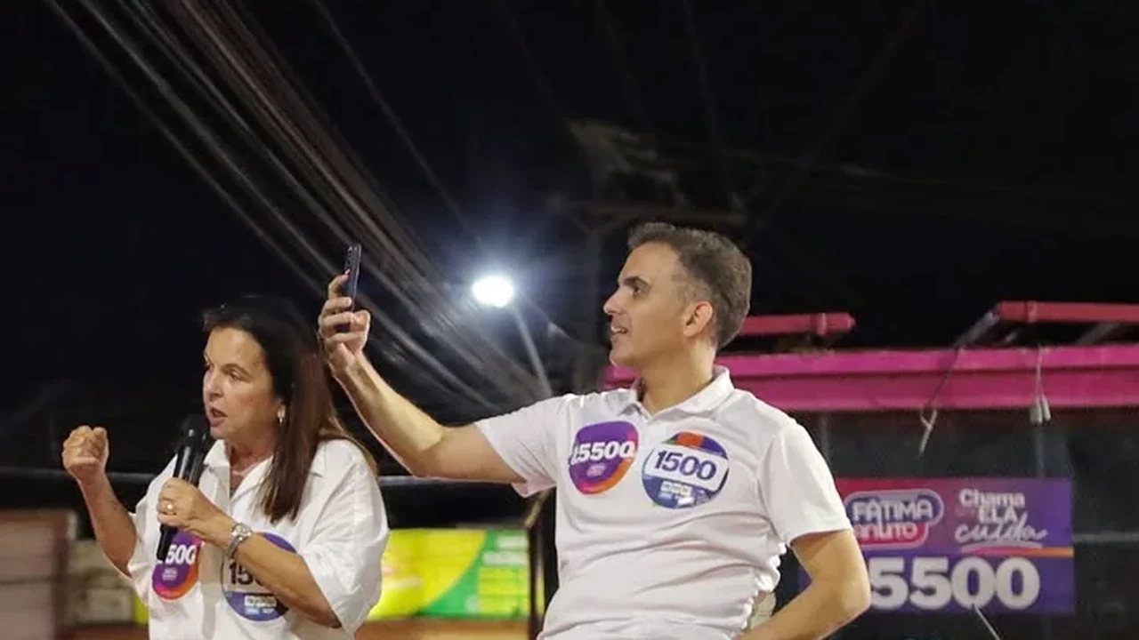 Renato Filho e Fátima Canuto mobilizam Pilar em grande carreata na reta final da campanha
