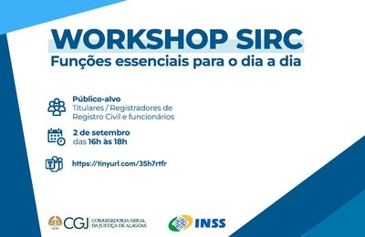Workshop sobre funções essenciais do SIRC ocorre nesta terça (2)
