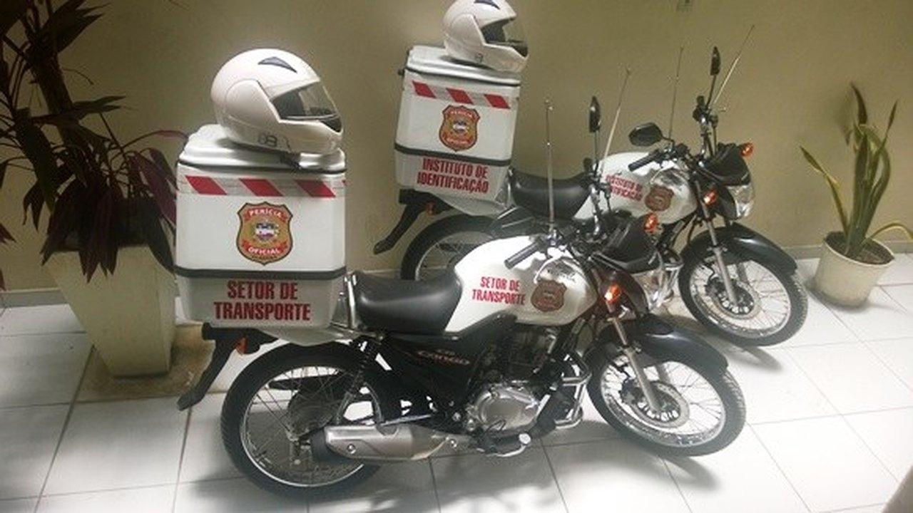 Aquisição de motocicletas agilizará trabalho interno da Perícia