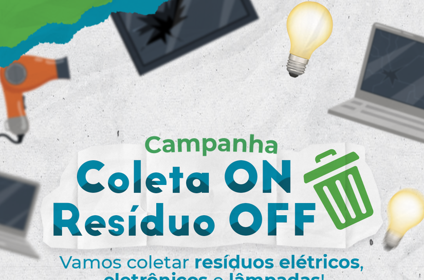Semarh faz campanha de coleta seletiva de resíduos eletroeletrônicos e lâmpadas na Região Sul de Alagoas
