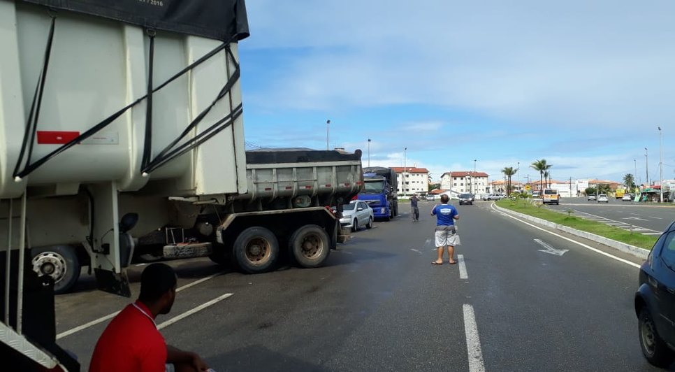 Caminhoneiro Barra / Foto: Internauta