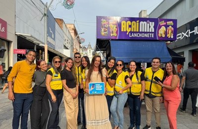 SSP divulga ações do Programa Celular Seguro durante prévia do Bloco Vulcão no centro de Maceió