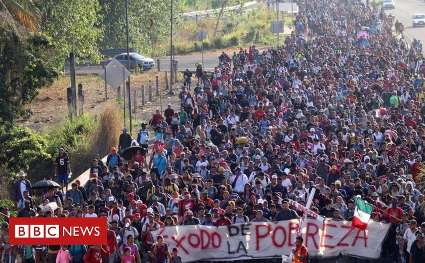 Milhares de migrantes do México partem para EUA semanas antes da eleição