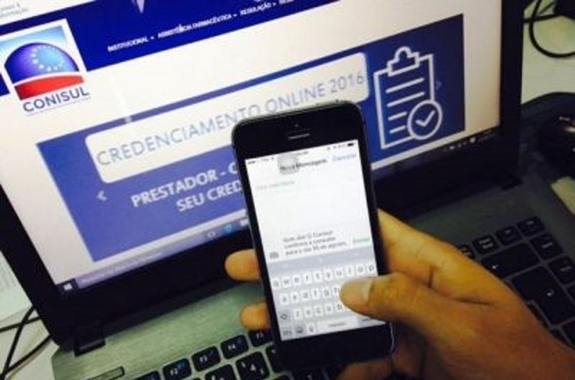 Conisul vai usar serviço de SMS para informar agendamentos