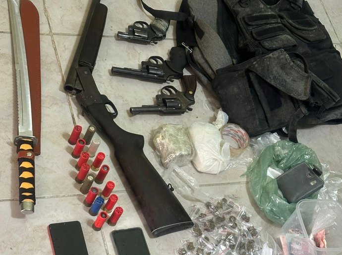Operação conjunta apreende quatro armas em Girau do Ponciano