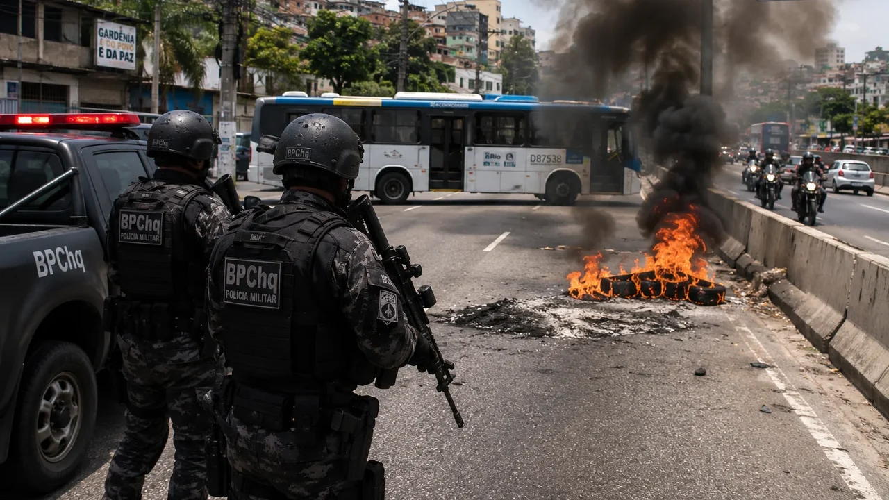 Operação policial provoca interdições e retenções na Gardênia Azul