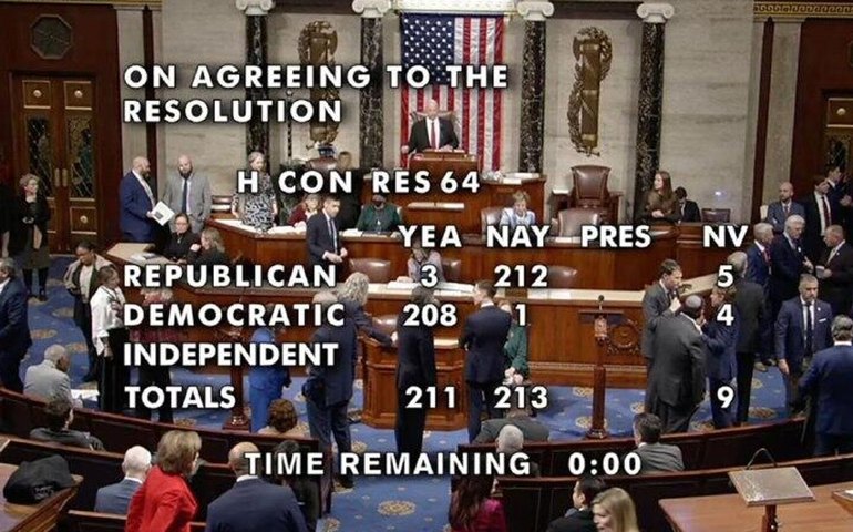 Câmara dos EUA rejeita restrição a ação militar contra Venezuela