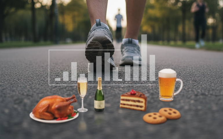 Quantos passos são necessários para queimar cada comida e bebida desse Natal? Confira lista