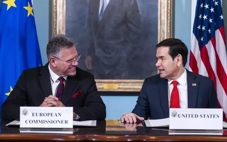 UE e EUA firmam acordo para cooperação em minerais críticos