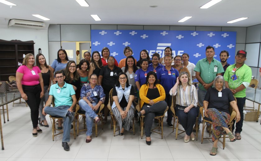 Sebrae em Alagoas apresenta resultados do Convênio Reciclado em Alagoas para representantes das cooperativas e núcleos de reciclados