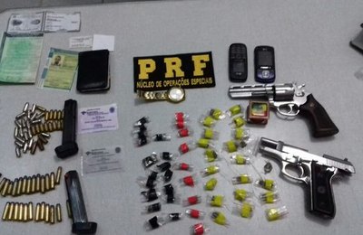 PRF prende assaltantes de ônibus; um dos bandidos participou do sequestro de juiz