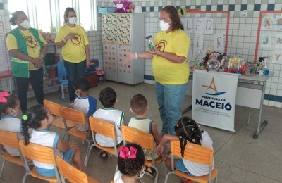 Sudes realiza Educação Ambiental no CMEI João Mascarenhas, na Pitanguinha