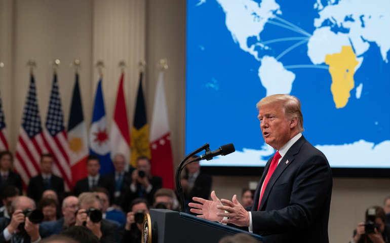 Trump ameaça tarifas a países que não apoiem posição dos EUA sobre a Groenlândia