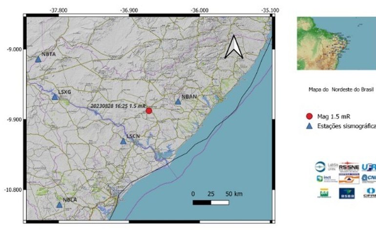 Terra treme em Arapiraca pela terceira vez em um mês