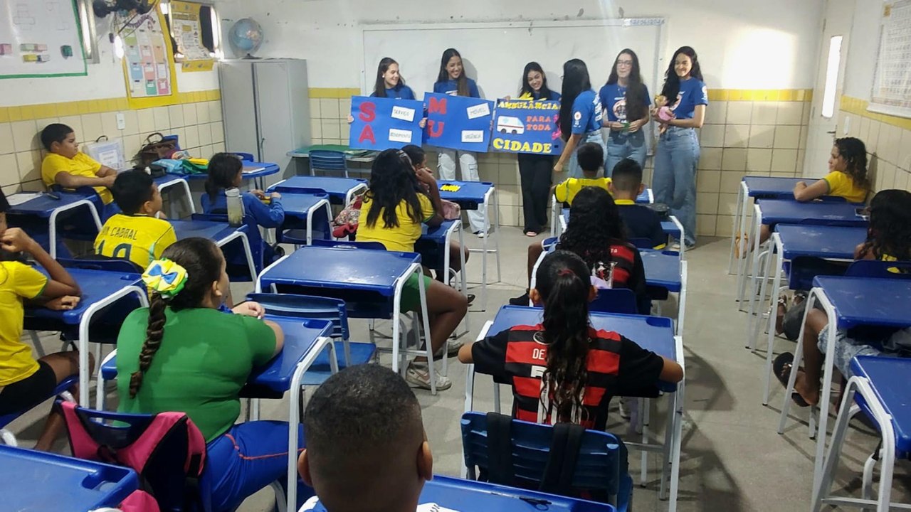 Projeto Samu nas Escolas capacita quase mil alunos em Maceió no primeiro semestre