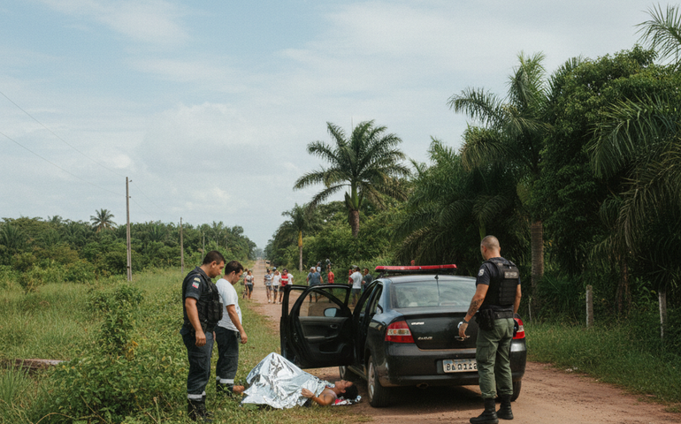 Discussão de casal termina com mulher em estado grave após ser empurrada de carro em Rio Largo