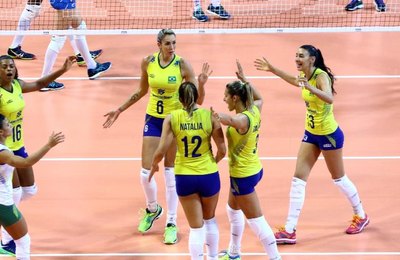 Seleção feminina de vôlei leva susto, mas vence Bélgica no Grand Prix