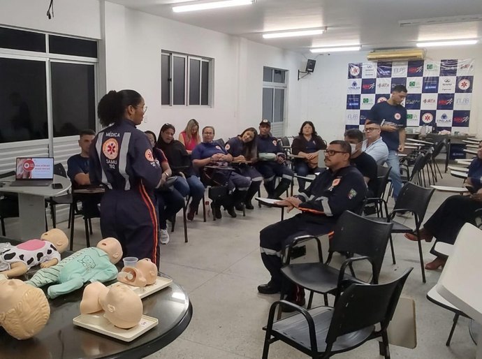 Samu inicia curso de manejo de vias aéreas pediátricas para profissionais do suporte básico e avançado