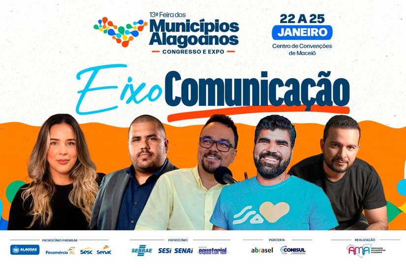 Feira dos Municípios – Congresso e Expo terá debates sobre IA, redes sociais e estratégias digitais