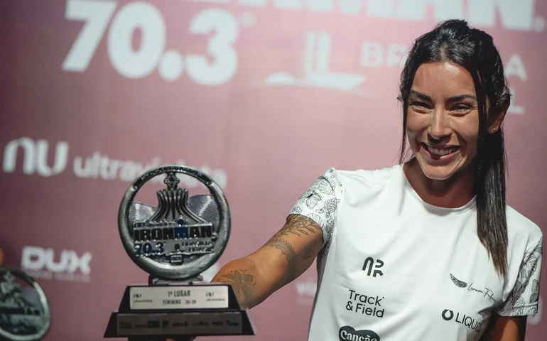 Bicampeã do IRONMAN 70.3: Larissa Fabrini vence em Brasília e reforça protagonismo no triathlon
