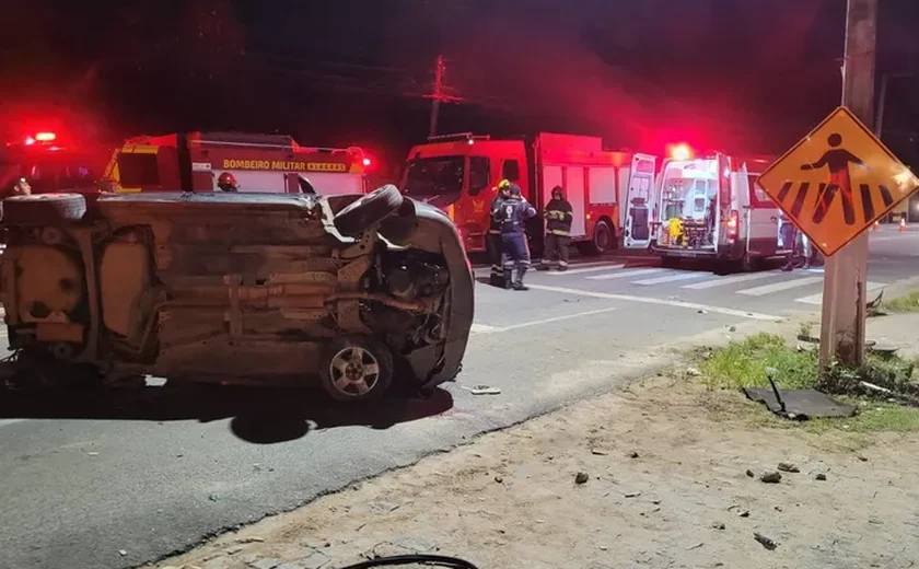 Acidente na AL-101 Norte deixa dois mortos e dois feridos