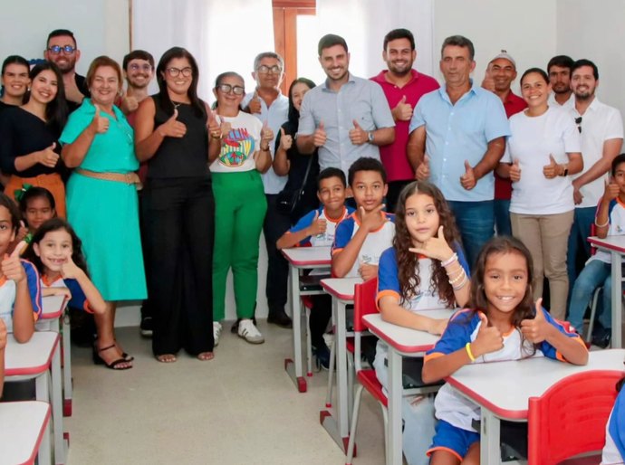 Prefeito Dalminho inaugura reforma e ampliação do CEI Santo Antônio no povoado Restinga