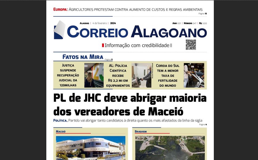 PL de JHC deve abrigar maioria dos vereadores de Maceió