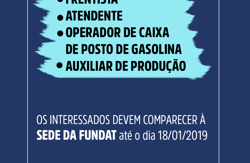 FUNDAT EMPREGO PARA PESSOA COM DEFICIÊNCIA / Foto: Fundat