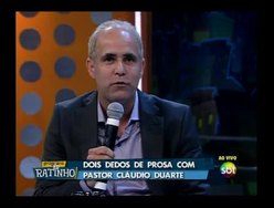Pastor Claudio Duarte participa do Programa do Ratinho