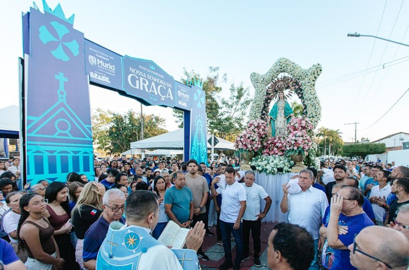 Murici celebra festejos à Nossa Senhora da Graça, padroeira da cidade