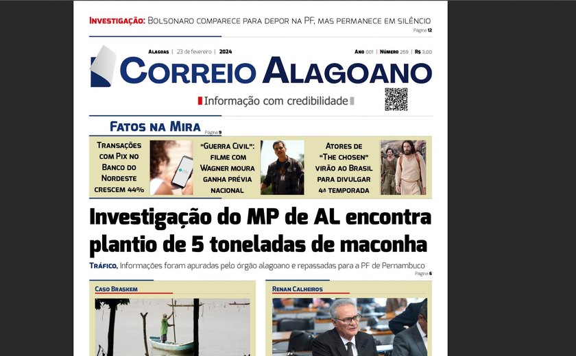 Investigação do MP de AL encontra plantio de 5 toneladas de maconha