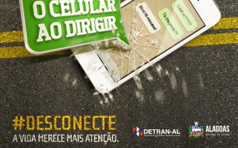 Detran lança campanha de conscientização sobre uso do celular