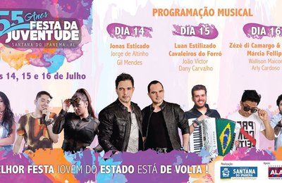 Com Zezé di Camargo & Luciano, prefeito divulga programação da 55ª Festa da Juventude de Santana