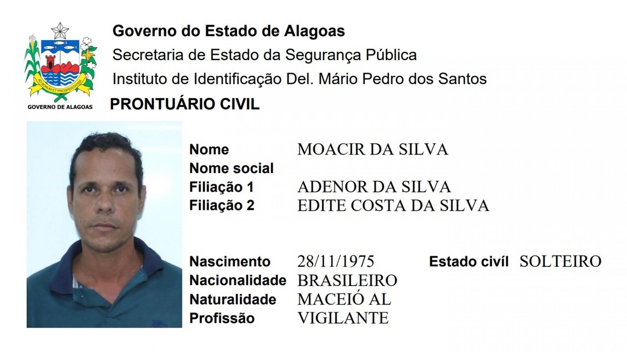 IML de Maceió procura familiares de homem encontrado morto em Rio Largo