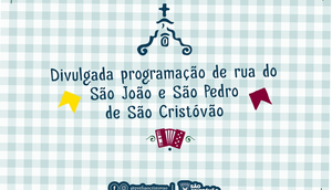 Programação festejos São Cristóvão / Foto: Prefeitura de São Cristóvão