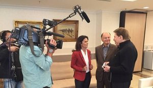 Silvio Santos visita templo de Salomão - Foto: Divulgação