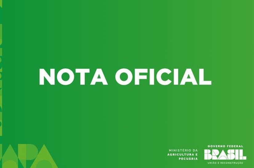 Ministério da Agricultura e Pecuária confirma primeiro foco de gripe aviária em granja comercial no Brasil