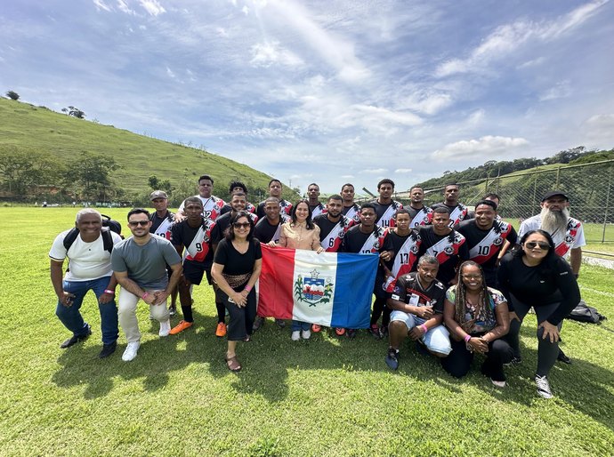 Delegação alagoana celebra participação na primeira Copa Nacional de Futebol Quilombola