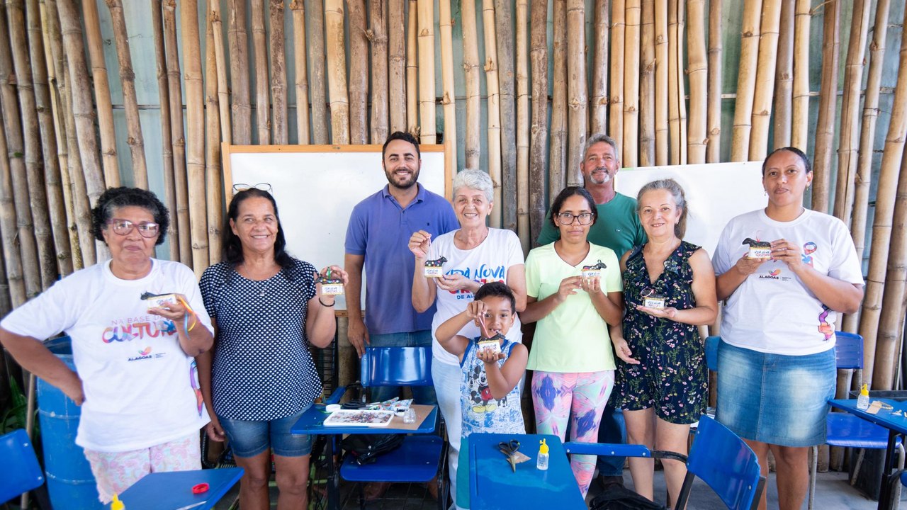 Secult leva oficinas gratuitas a comunidades de Maceió através do Cultura nas Grotas