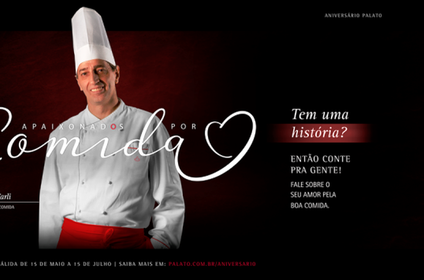 Palato oferecerá jantar com chef internacional para festejar seus 19 anos