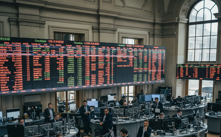 Bolsas europeias fecham sem direção única em meio a tensões geopolíticas e pressão sobre o Fed