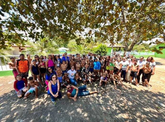 Serviço de Convivência celebra o Mês da Criança com dia de lazer no Clube Campestre, em Palmeira