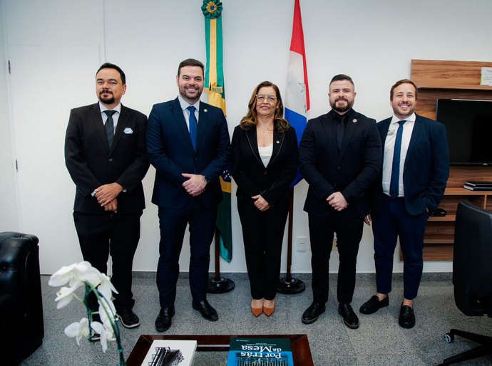 Vereadores têm reunião com a senadora Eudócia Caldas em Brasília