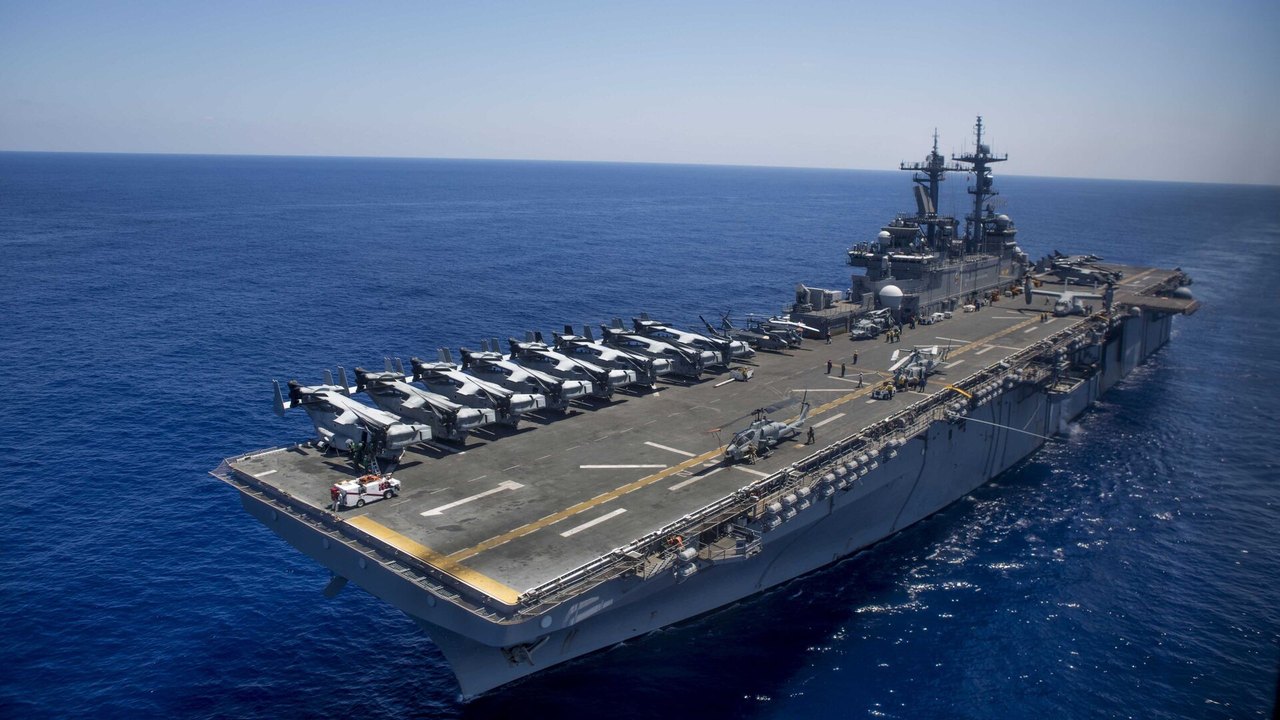 Base naval dos EUA perto da China irá receber novo navio de assalto anfíbio