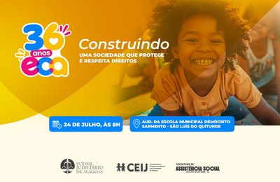 TJAL promove evento pelos 36 anos do ECA em São Luís do Quitunde