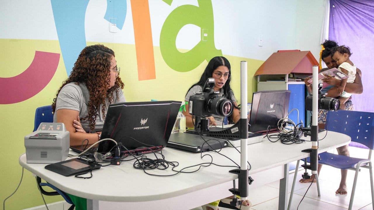 Primeira CIN: Cria e Instituto de Identificação realizam cadastros de crianças da creche Cria de União dos Palmares
