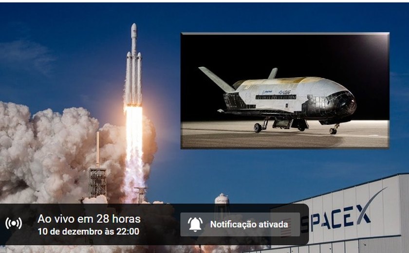 Foguete Falcon Heavy da SpaceX pronto para lançar X-37B da força espacial dos EUA
